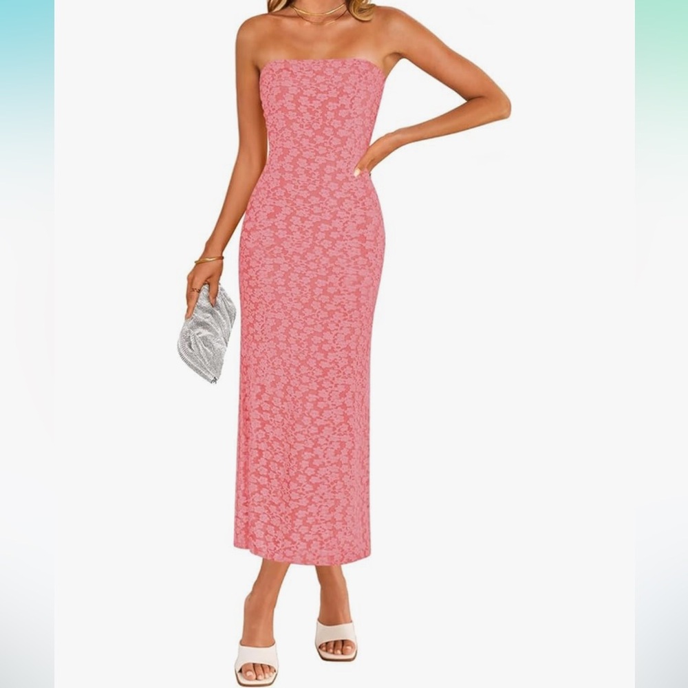 Pink Floral Dress